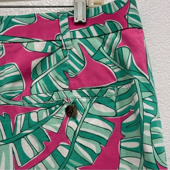 Loudmouth Sharks Tropical Leaf Print Golf Shorts Size 38 Flat front - Picture 6 of 9